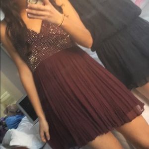 Free People Purple Sequin Party dress